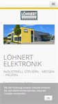 Mobile Screenshot of loehnert-elektronik.de